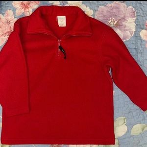 Old Navy red sweater and button up shirt•size (6/7)